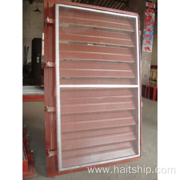 Professional custom fixed steel shutters